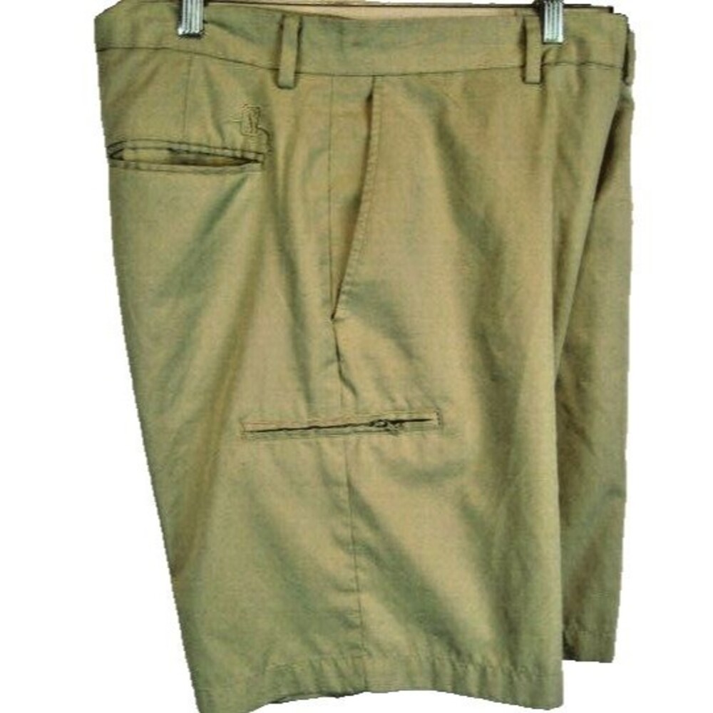 PGA Tour Tan Flat Front Men's Shorts